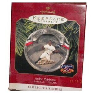 Jackie Robinson Hallmark Keepsake Ornament Baseball Heroes Collectors Series